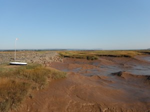 Bay of Fundy - Wolfville, NS - low tide. I never did get a chance to see it at high tide