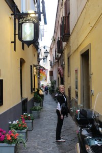 In the streets of Sorrento